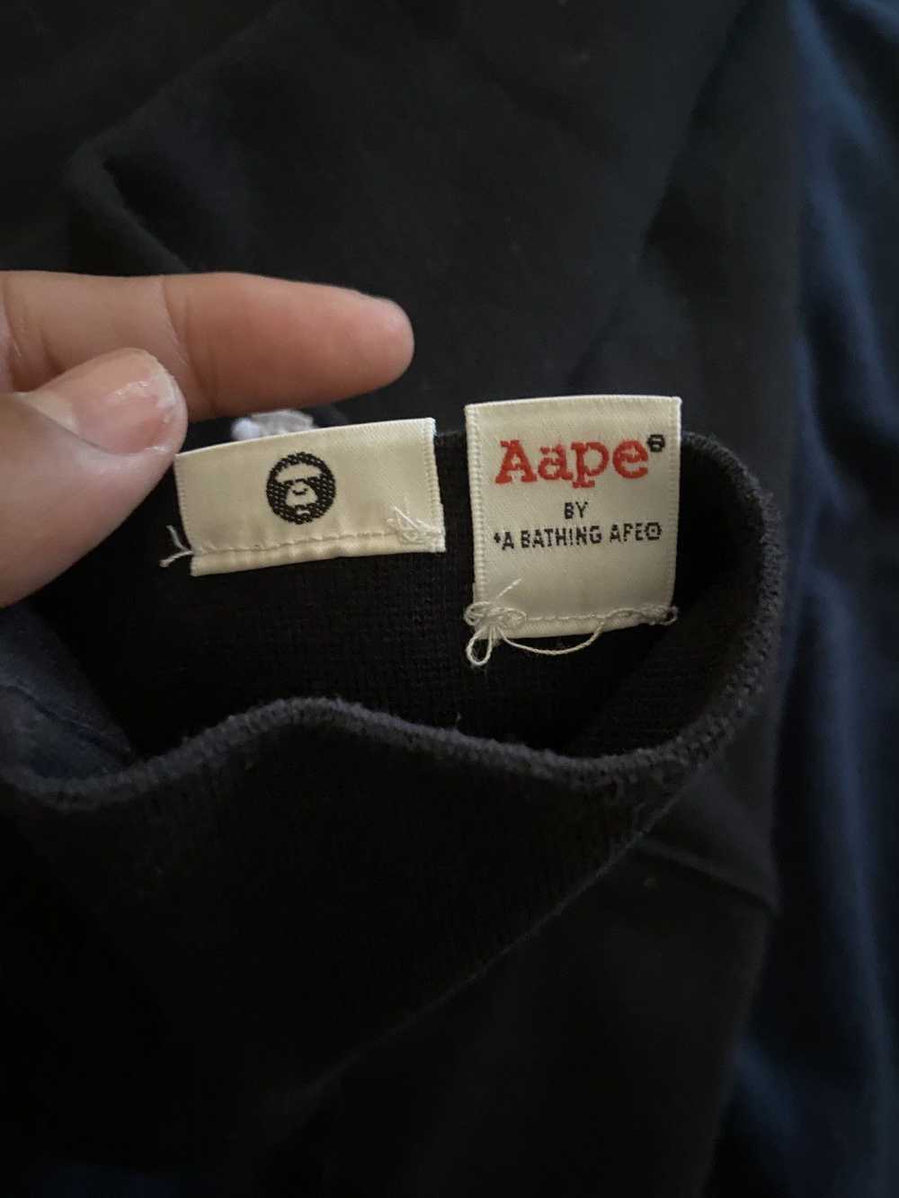 Aape × Bape Basic Black Sweatshirt - image 5