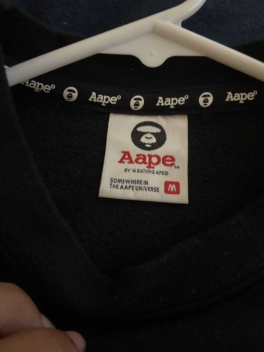 Aape × Bape Basic Black Sweatshirt - image 6