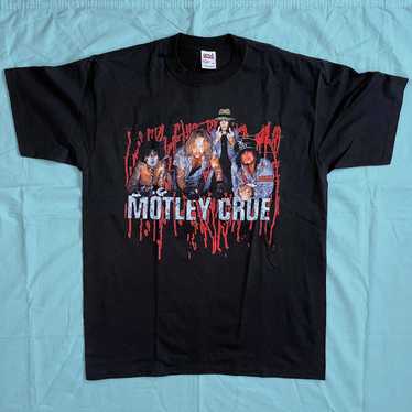 Motley Grue pentagram red white and grue 2005 tour shops shirt