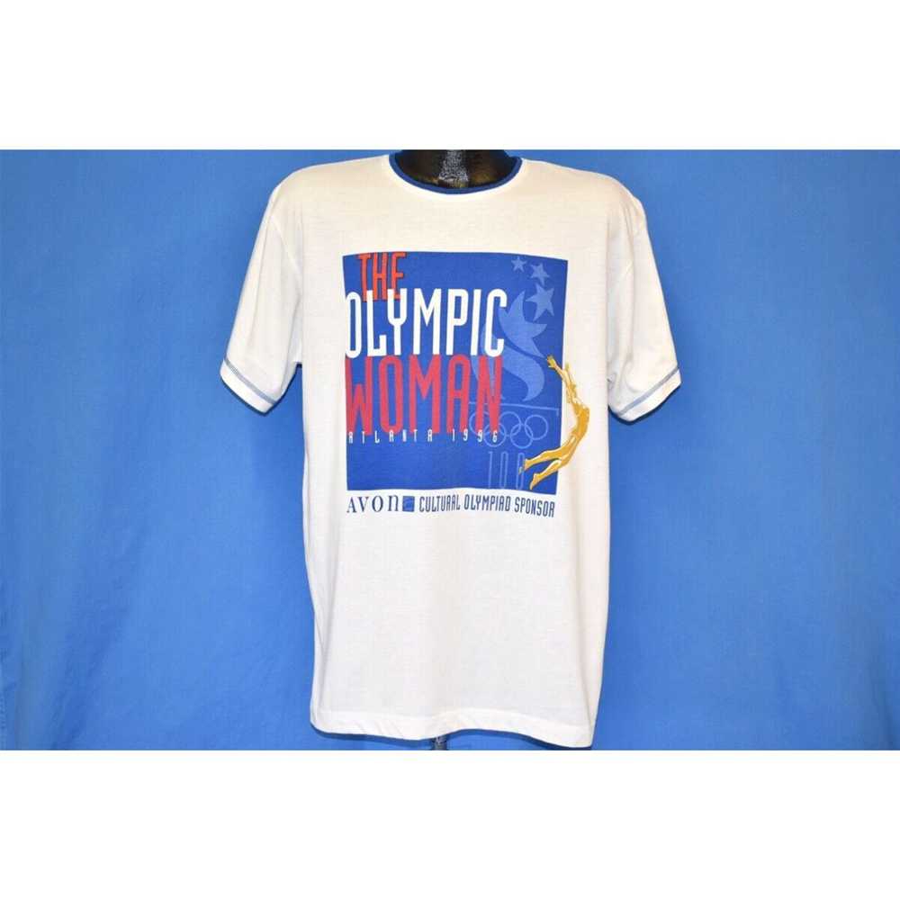 Vintage vtg 90s OLYMPIC WOMAN ATLANTA 1996 SUMMER… - image 2