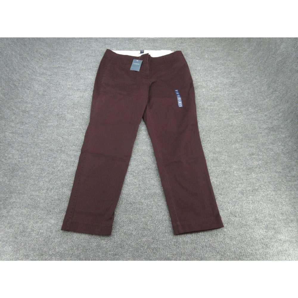 Vintage Lands End Pants Womens 14 Purple Straight… - image 1