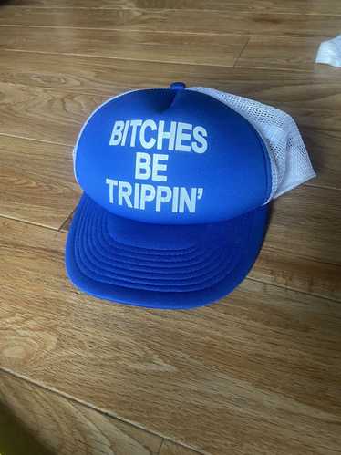 Trucker Hat × Vintage Vtg trucker hat bitches be t