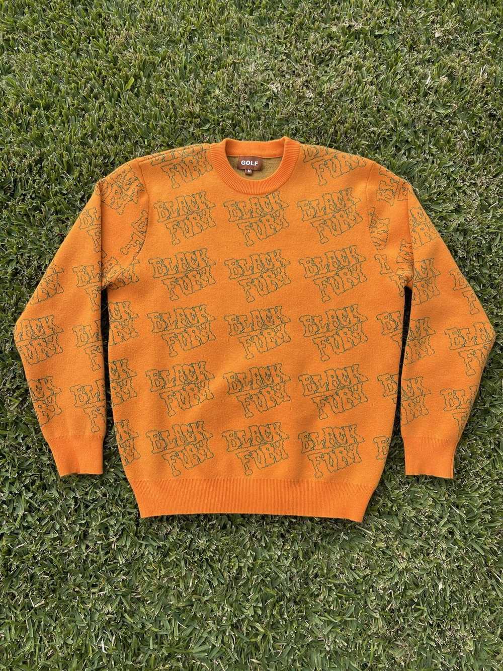 Golf Wang Golf Wang black fury knit sweater size … - image 2