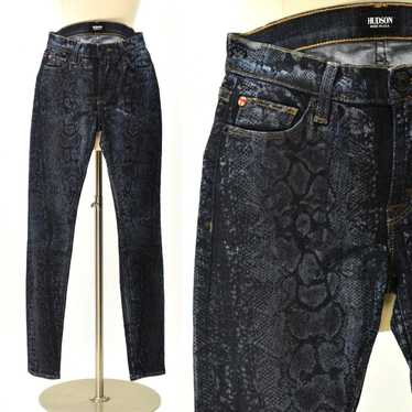 Hudson size orders 25 Jeans gray metallic python super skinny NWOT