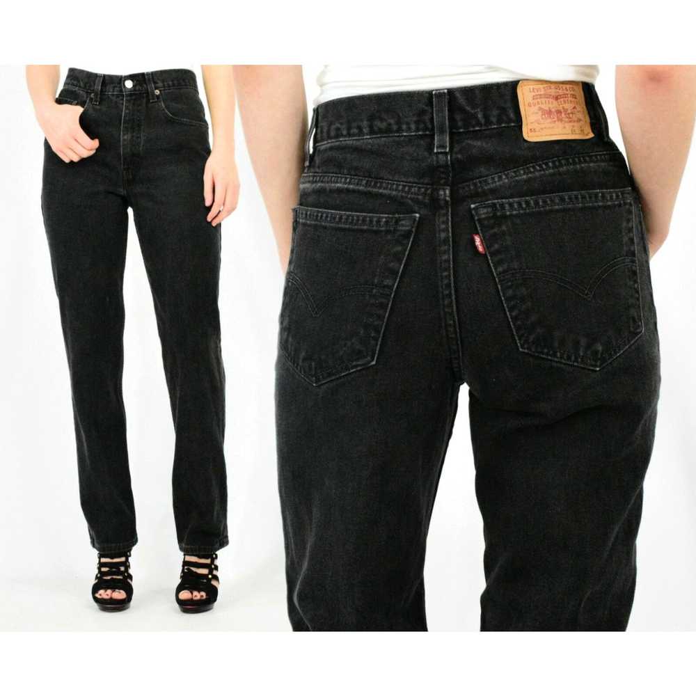 Levi's Vintage Womens Plus Levis High Waist Black… - image 2