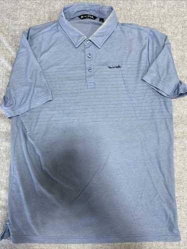 Travis Mathew Travis Mathew Polo Mens Large Blue … - image 1