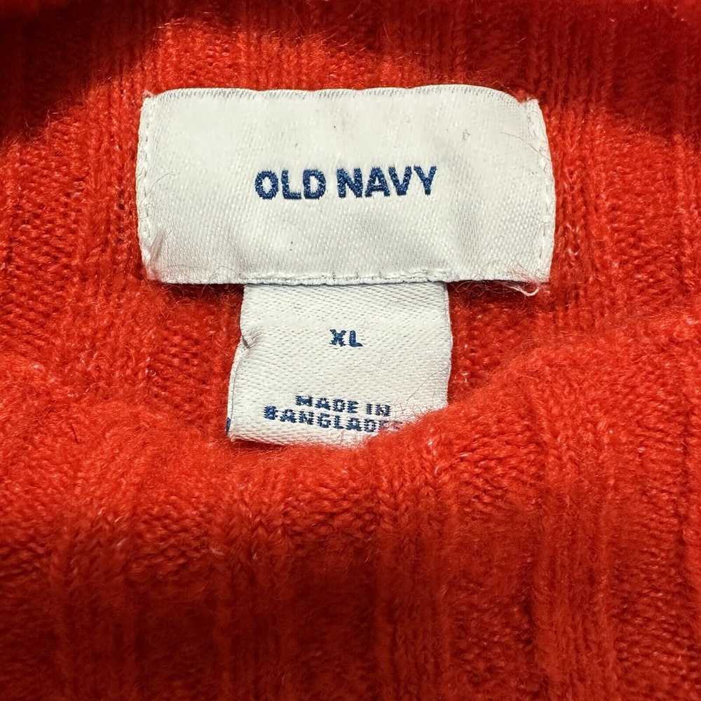 Old Navy Old Navy XL Mock Neck Knit Sweater Red O… - image 3