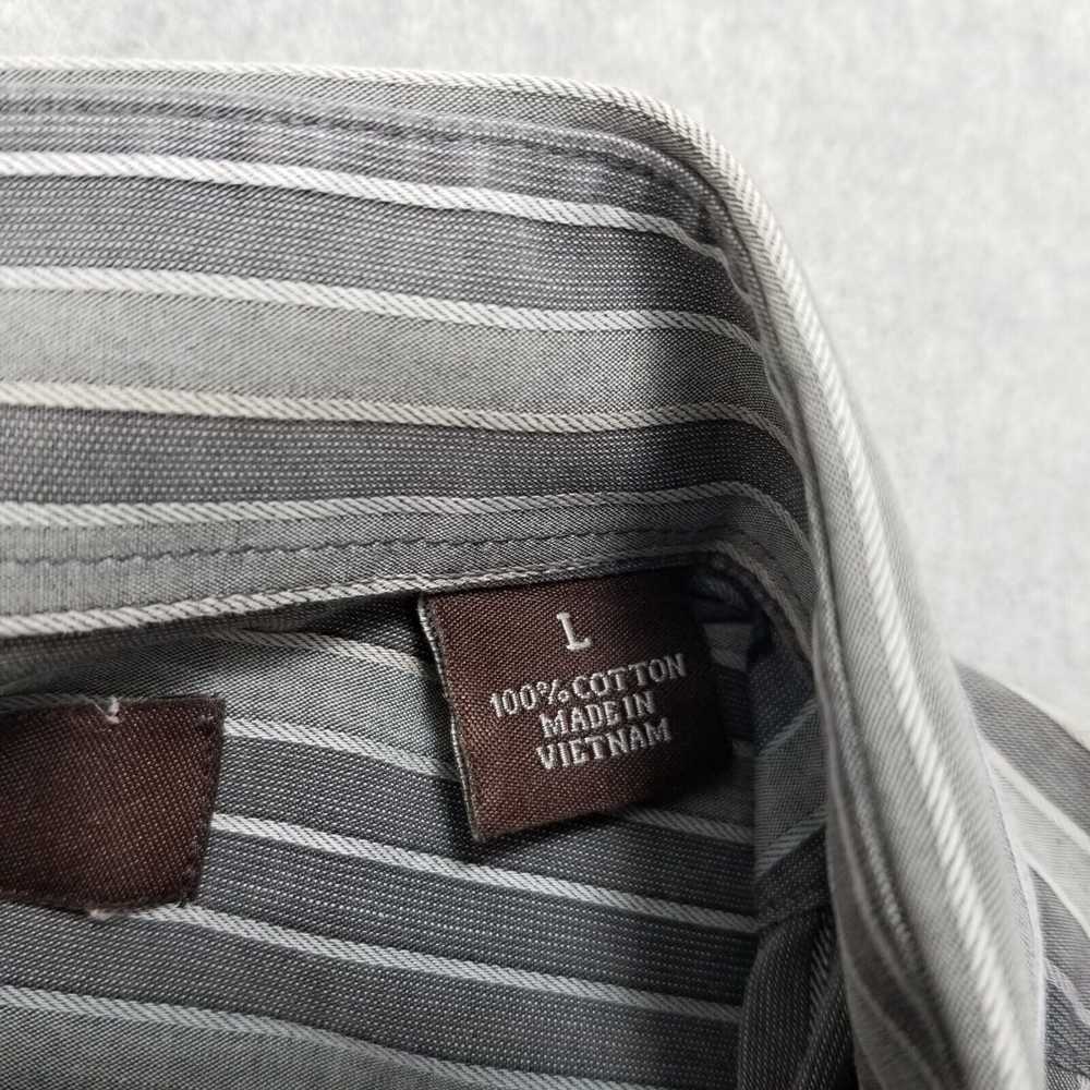 Perry Ellis Perry Ellis Shirt Mens Large Striped … - image 5