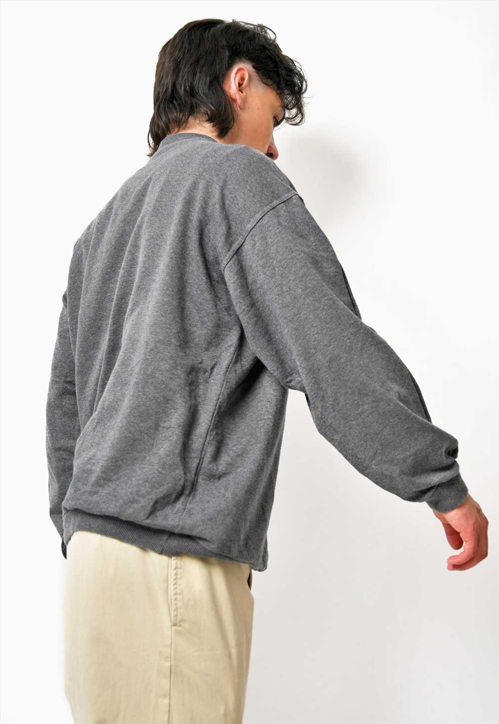 90s style grey sweatshirt with Only for members o… - image 4