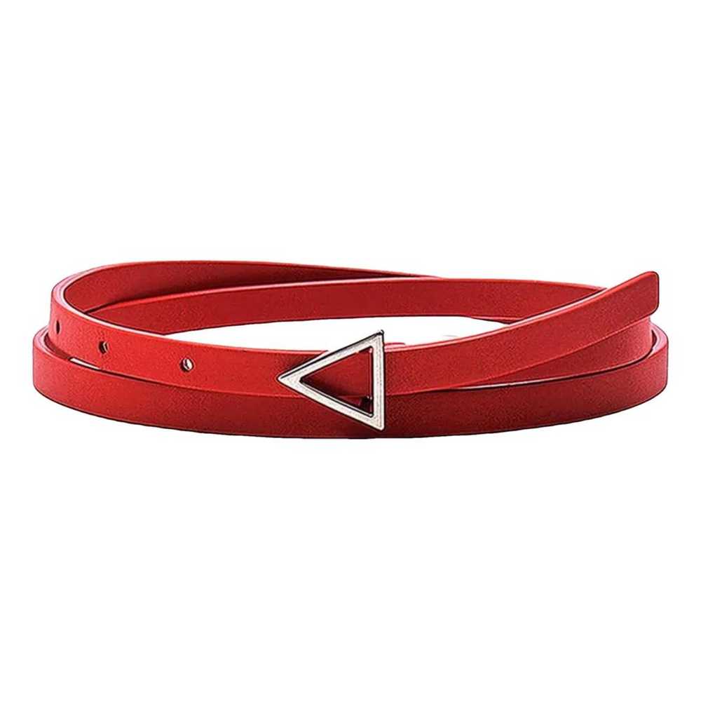 Bottega Veneta Triangle leather belt - image 1