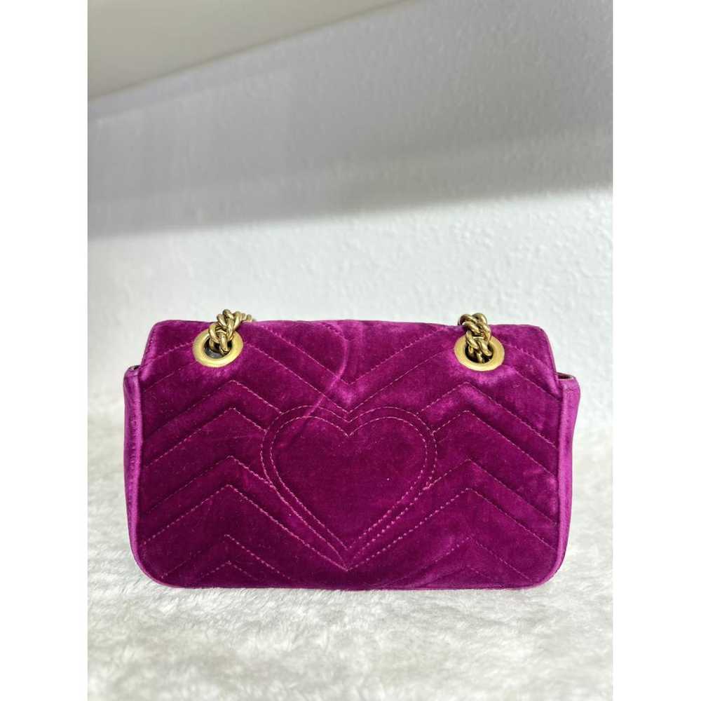 Gucci Marmont velvet handbag - image 3