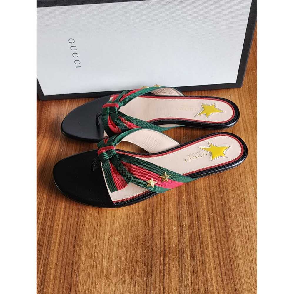 Gucci Leather sandal - image 2