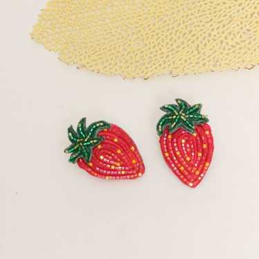 Mignonne Gavigan Strawberry Studs Red - image 1