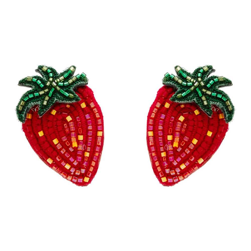 Mignonne Gavigan Strawberry Studs Red - image 2