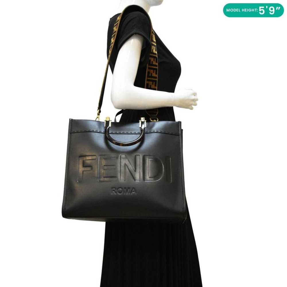 Fendi Sunshine leather tote - image 3