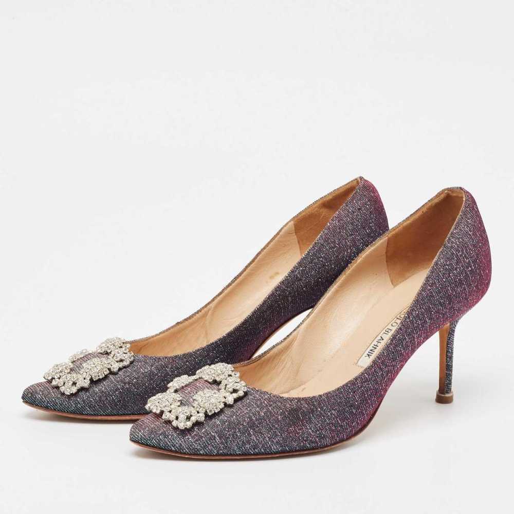 Manolo Blahnik Cloth heels - image 2