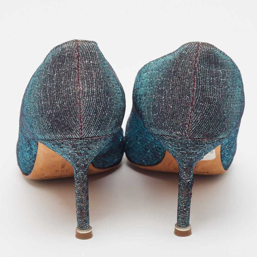 Manolo Blahnik Cloth heels - image 4