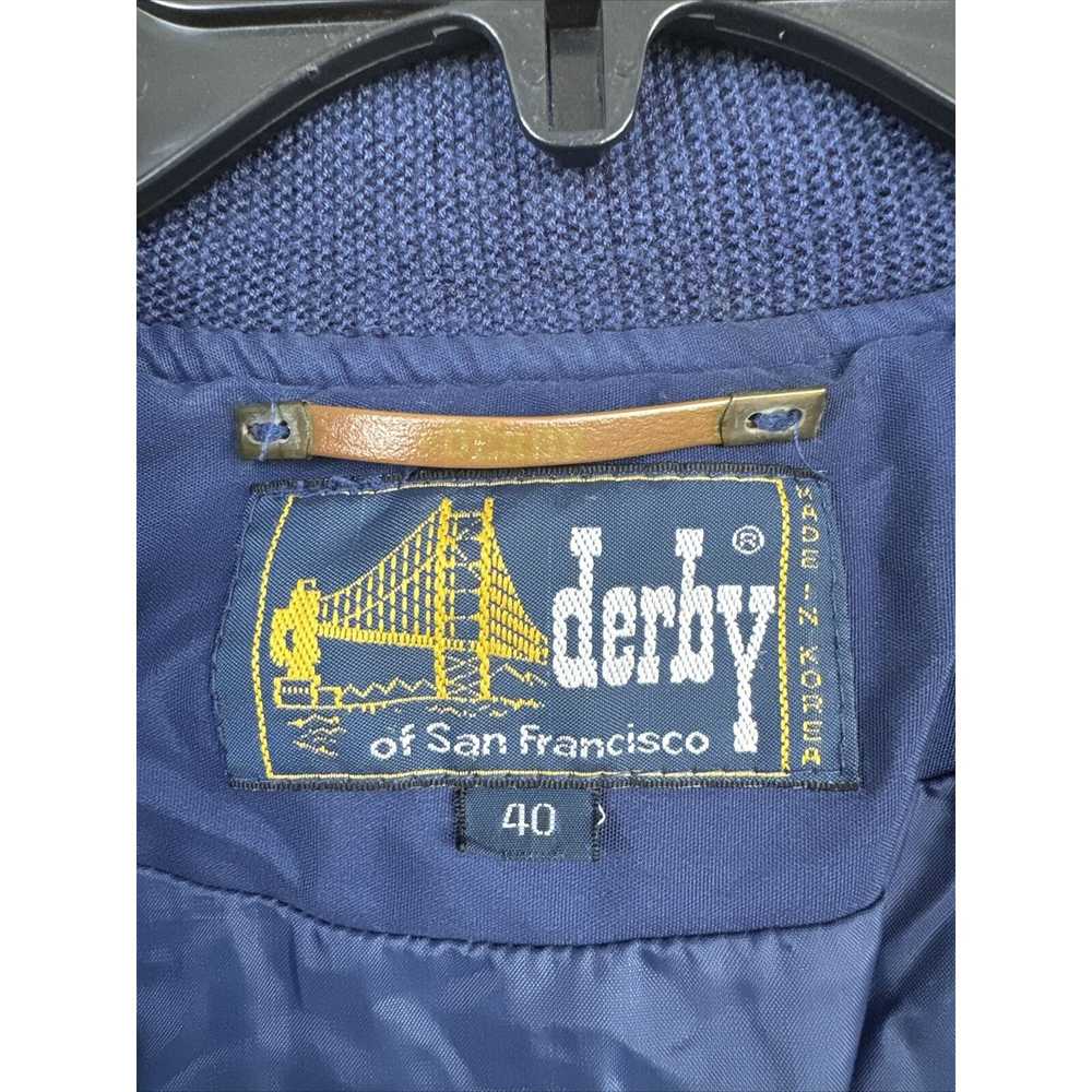 Derby derby of san francisco jacket mens 40 blue … - image 2