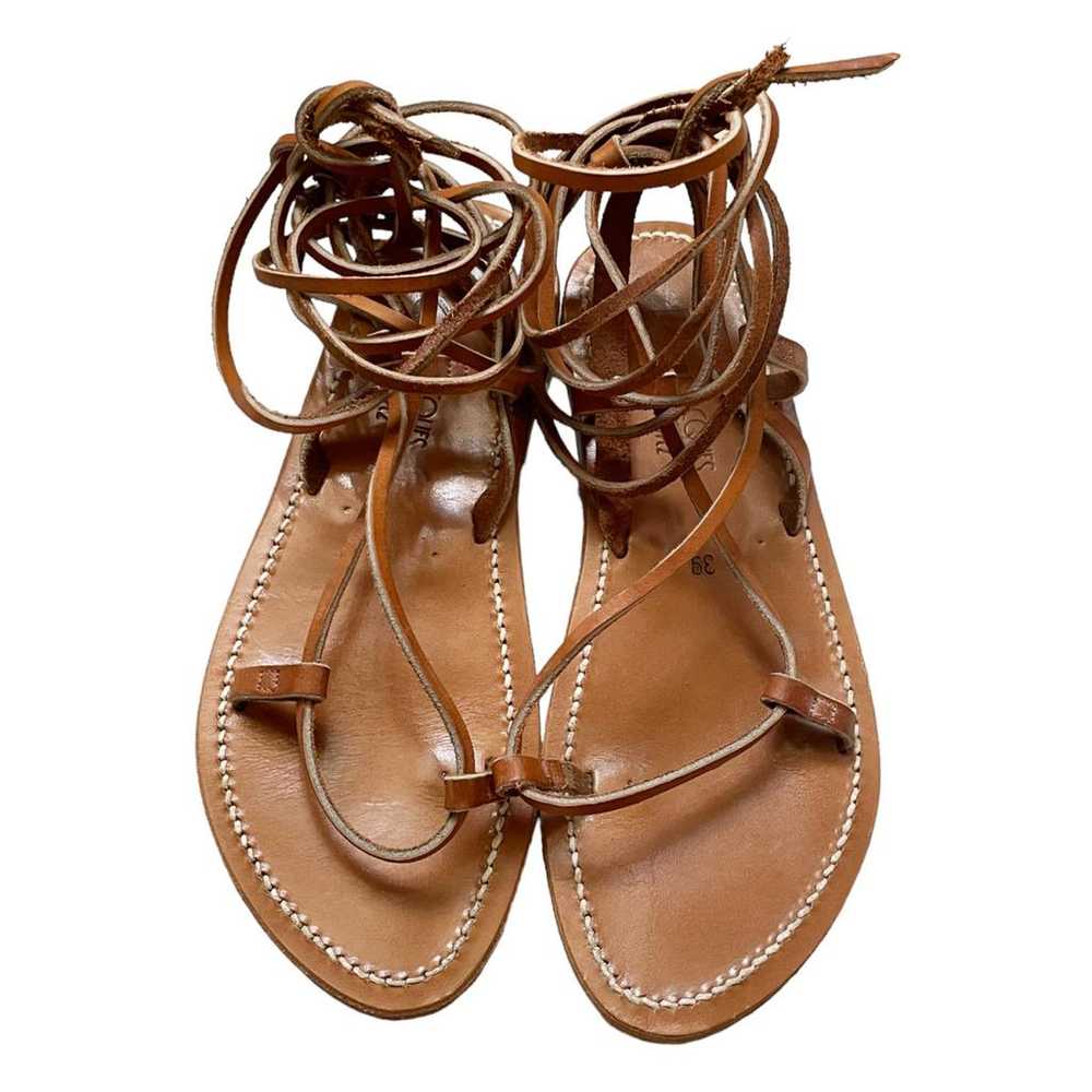 K Jacques Leather sandal - image 2