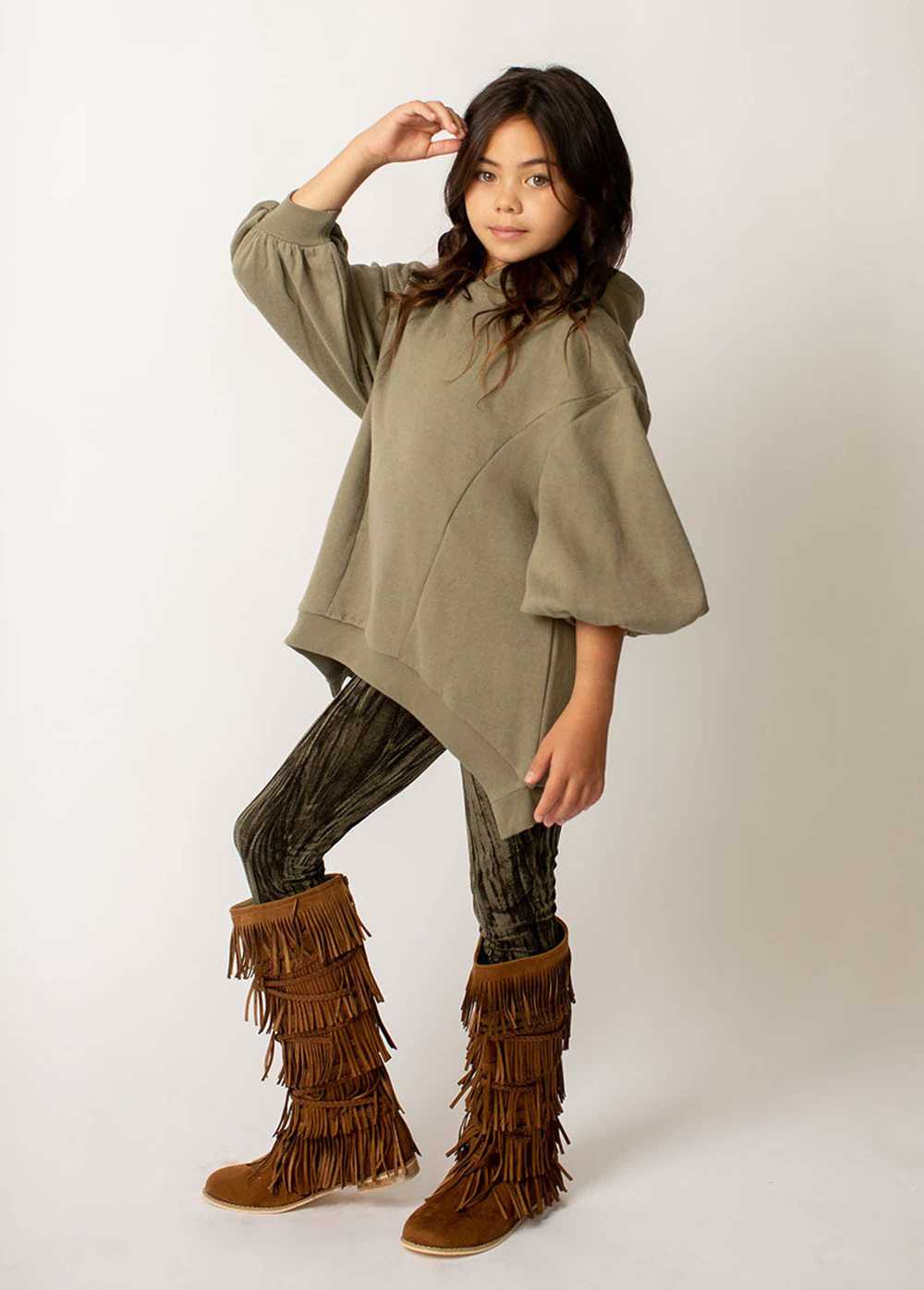 Joyfolie Maty Hoodie in Sage - image 1