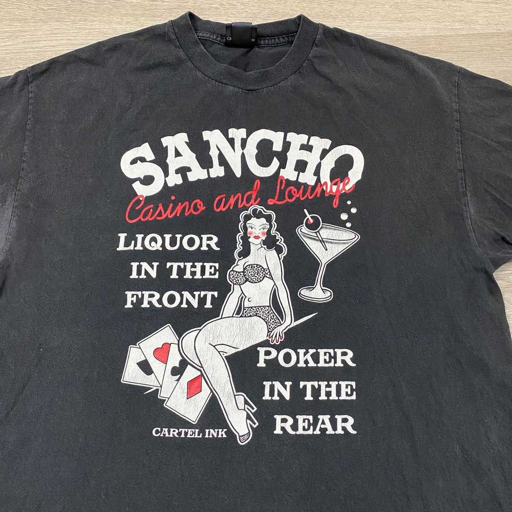 Streetwear Cartel Ink Sancho Casino T Shirt XL Y2… - image 2