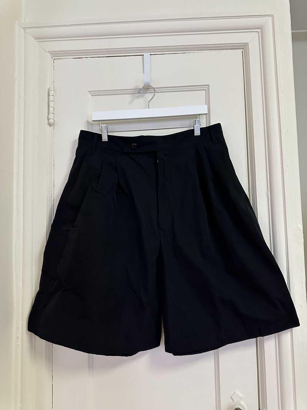 Vintage Black Wide Fit Shorts - image 1