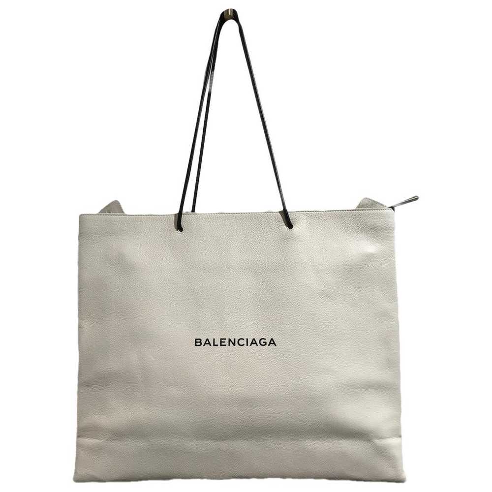 Balenciaga Shopping North South leather tote - image 1