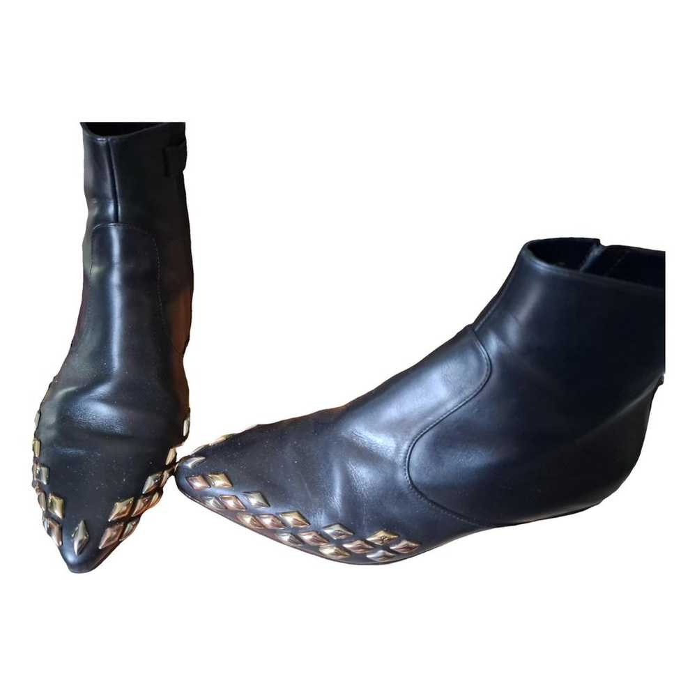 Louis Vuitton Rhapsody leather ankle boots - image 1