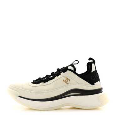 CHANEL Suede Calfskin Nylon Grosgrain CC Sneakers… - image 1