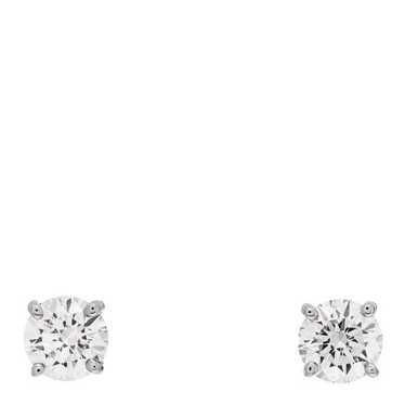 TIFFANY Platinum Diamond .92ctw Round Solitaire Ea