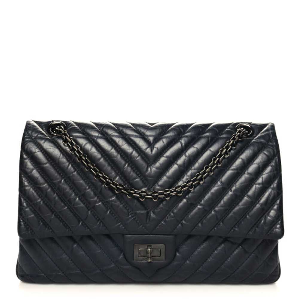 CHANEL Aged Calfskin Chevron Quilted 2.55 Reissue… - image 1