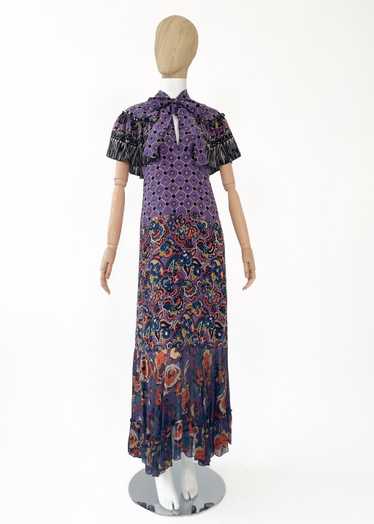 Anna Sui Silk Print Dress