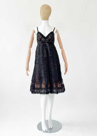 Anna Sui Black Lace Dress