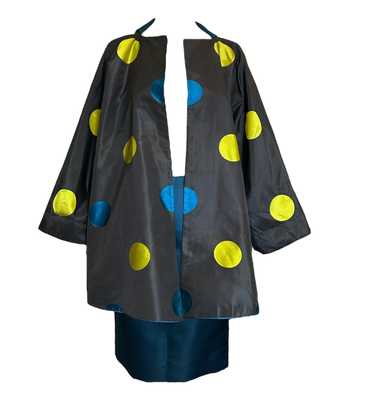 1980s Geoffrey Beene Reversible Evening Coat + Ski