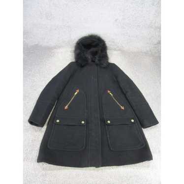 J.Crew J.Crew Overcoat Womens 2 Italian Stadium N… - image 1