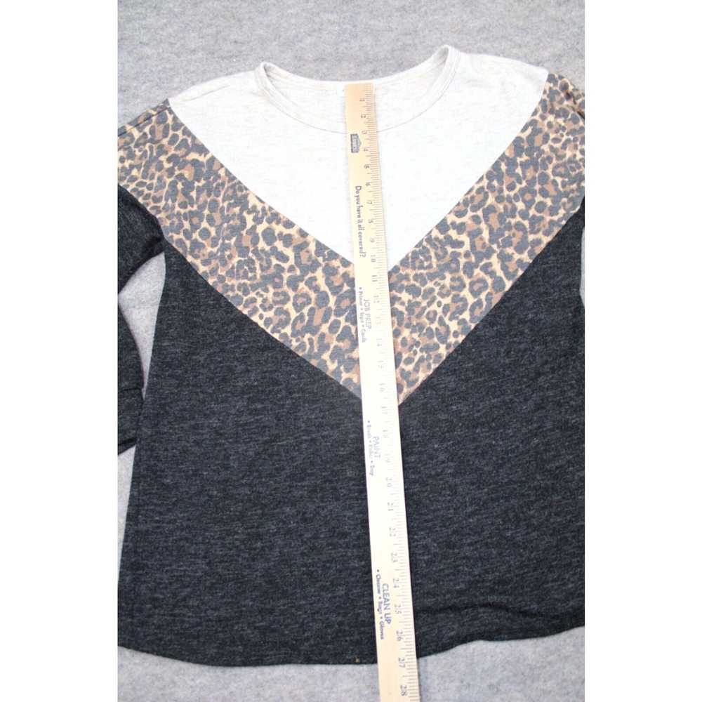 Vintage First Love Sweater Size Large L Leopard A… - image 4