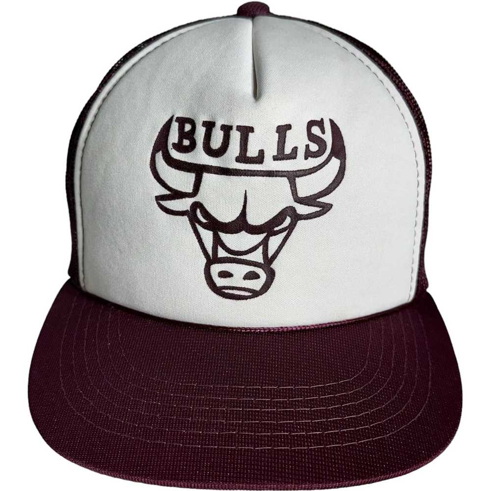 Hanes Vintage Chicago Bulls Trucker Snapback Hat - image 1