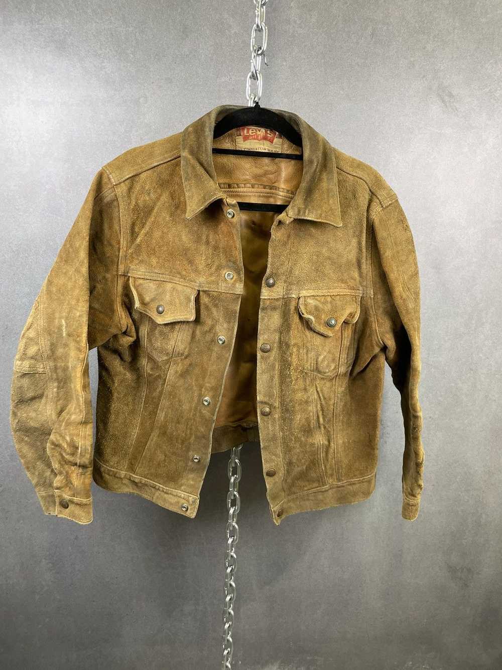 Levi's Vintage 60s Levi’s Big E Suede Jacket - image 10