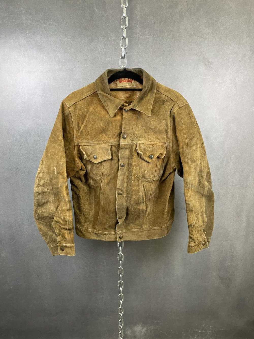 Levi's Vintage 60s Levi’s Big E Suede Jacket - image 2