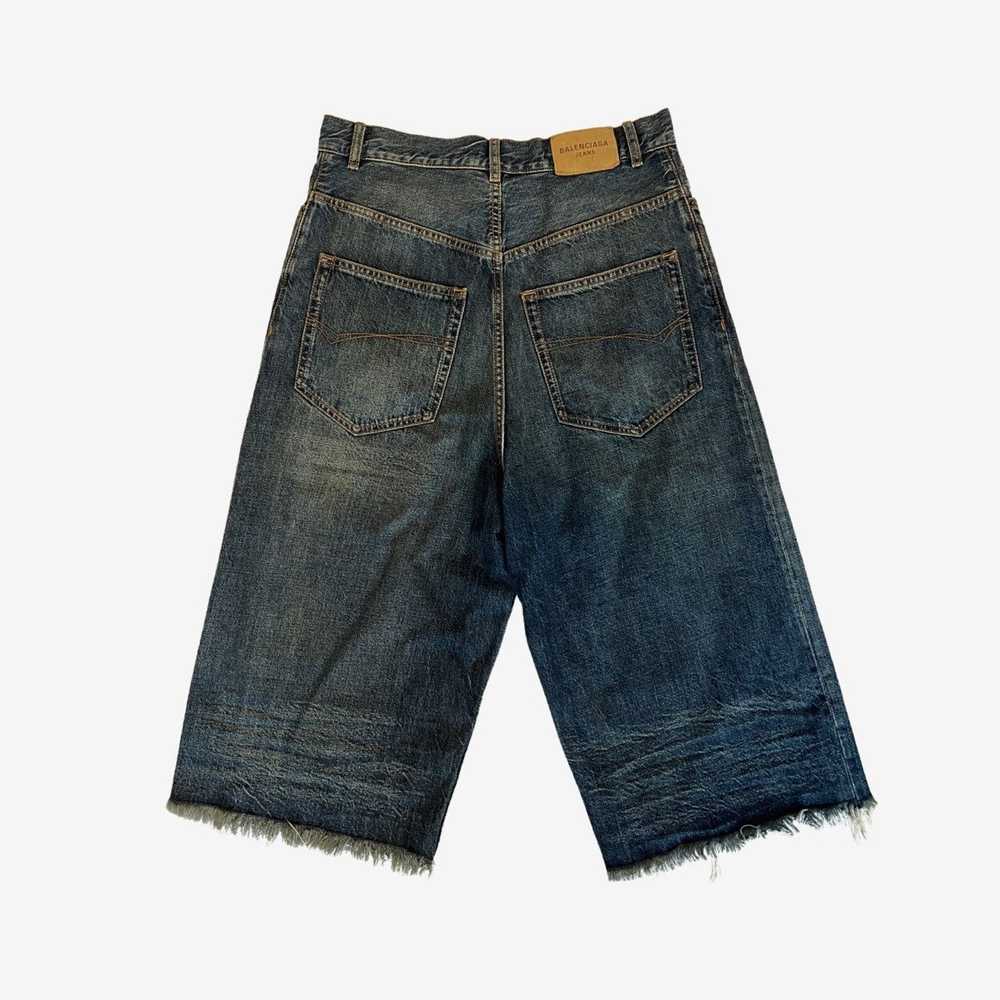 Balenciaga *1260MSRP* Balenciaga Denim Shorts JOR… - image 2