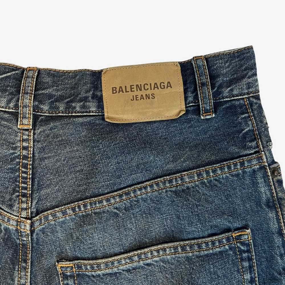 Balenciaga *1260MSRP* Balenciaga Denim Shorts JOR… - image 6