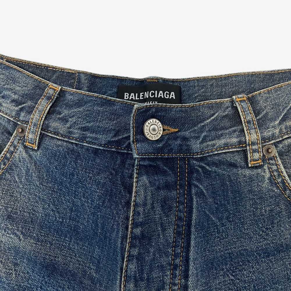 Balenciaga *1260MSRP* Balenciaga Denim Shorts JOR… - image 7