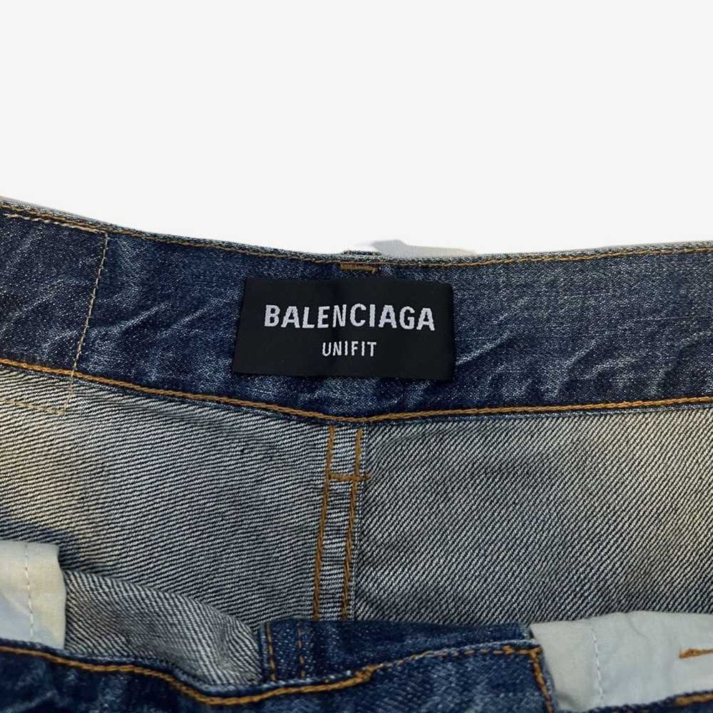 Balenciaga *1260MSRP* Balenciaga Denim Shorts JOR… - image 8