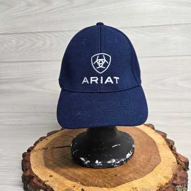 Ariat Ariat Blue Stretch Fit Adult Size Logo Hat … - image 1