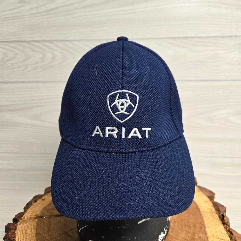 Ariat Ariat Blue Stretch Fit Adult Size Logo Hat … - image 2