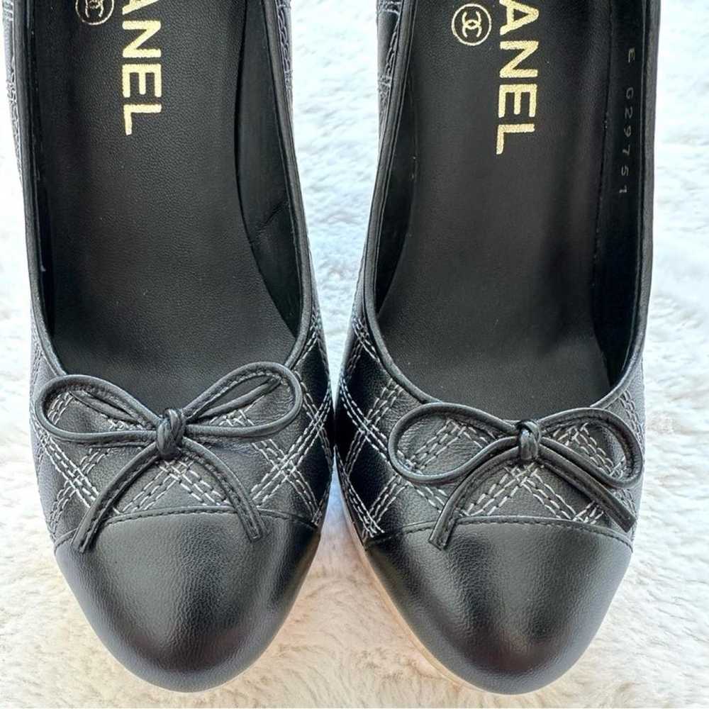 Chanel Leather heels - image 5