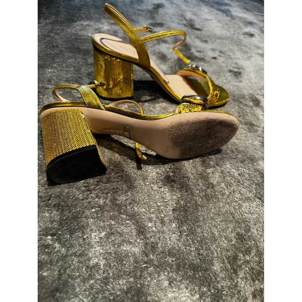 Gucci Marmont glitter sandal - image 4