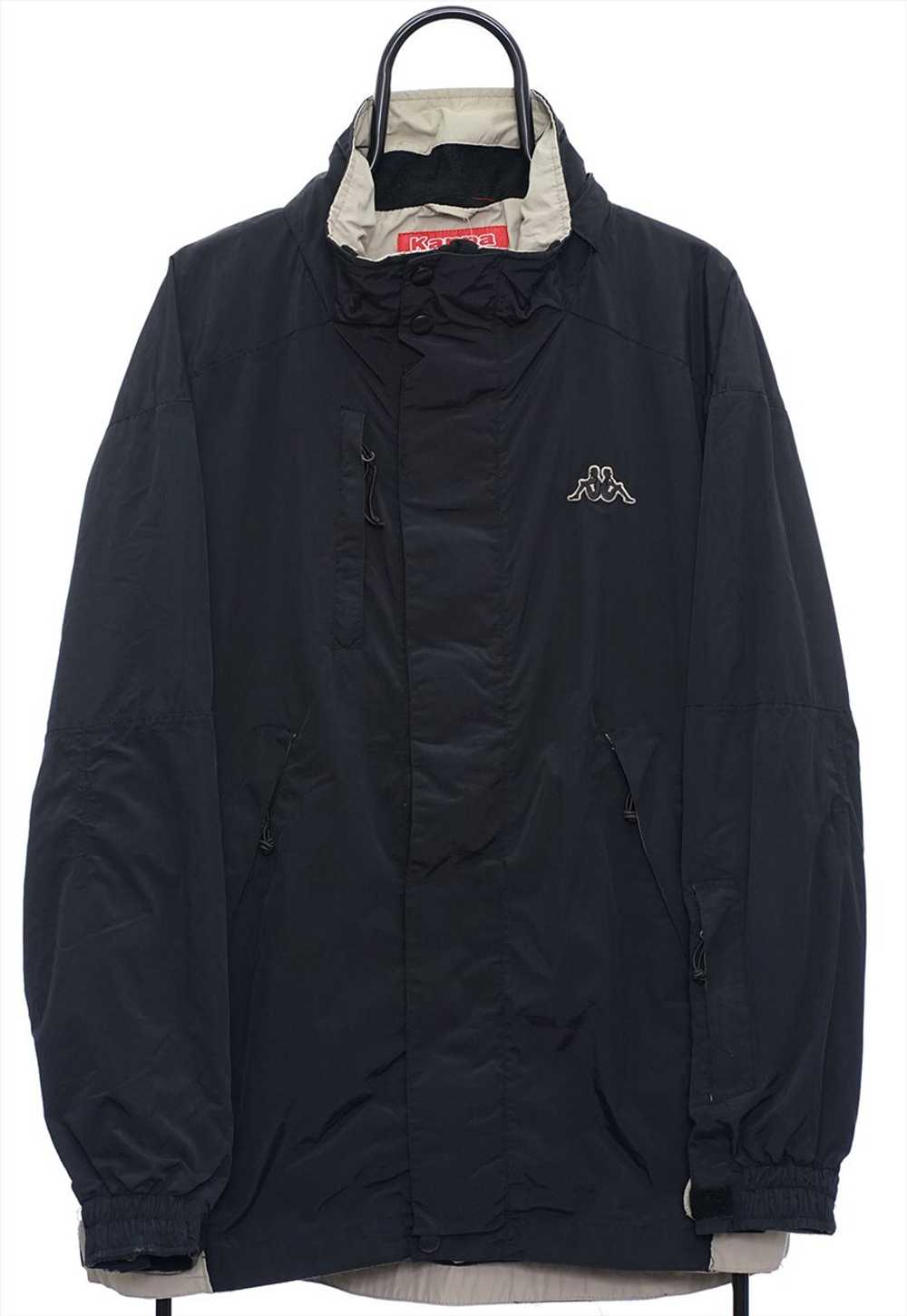 Vintage Kappa Black Jacket Mens - image 1