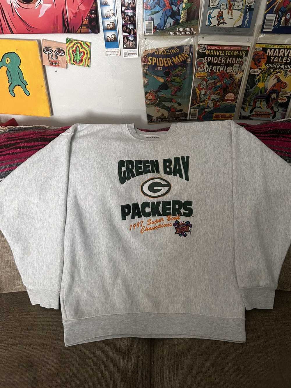 Made In Usa × Sportswear × Vintage 1996 Green Bay… - image 1