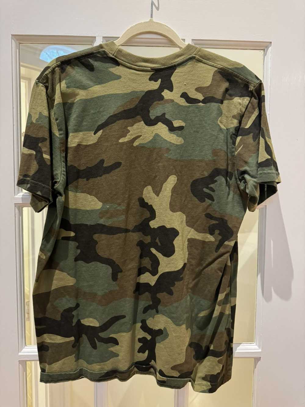 Supreme Supreme Camo T shirt, paint drip logo - image 3